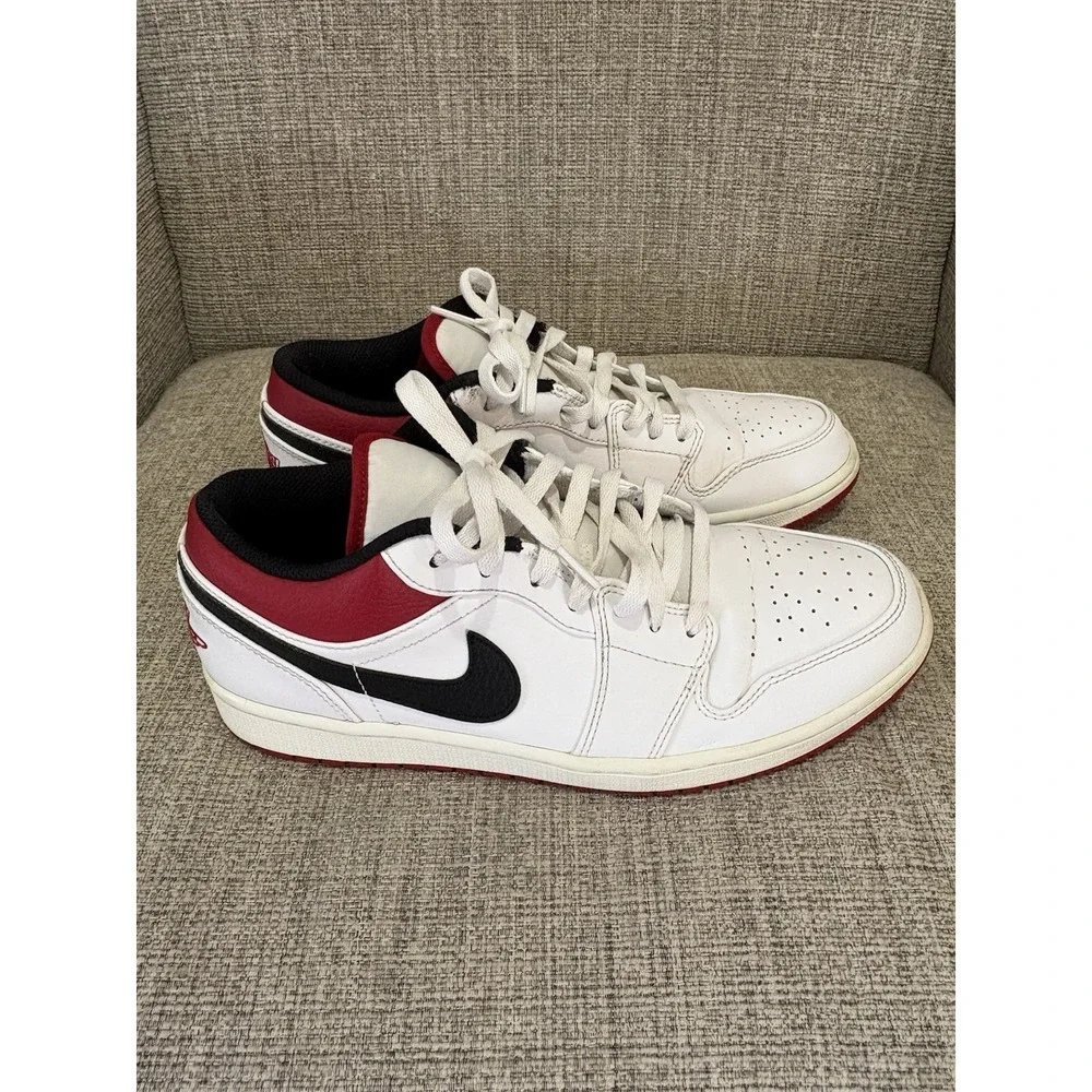 Men's‎ Nike Air Jordan 1 White/Black/Red Size 9.5